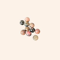 perles de Rhodonite 6mm