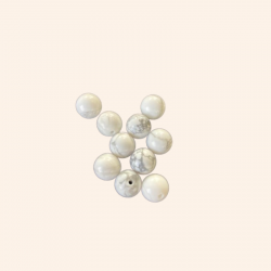 Perles Howlite 6MM