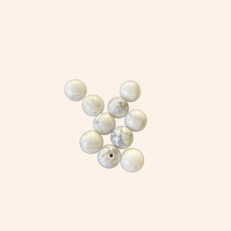 Perles Howlite 6MM