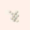 Perles Howlite 6MM