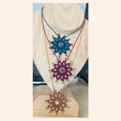 KIT DIY Collier Flower