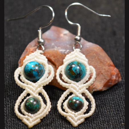 Boucles d'oreilles Chrysocolle