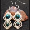 Boucles d'oreilles Chrysocolle