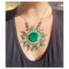 Collier Mandala Malachite