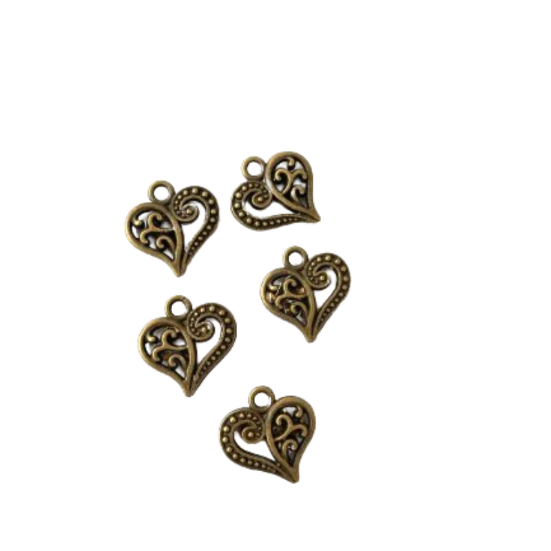 Pendentifs Coeur Arabesque X5