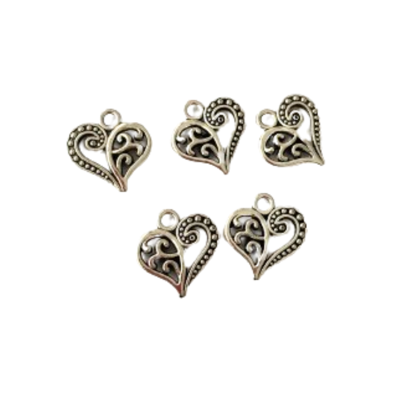 Pendentifs Coeur Arabesque X5