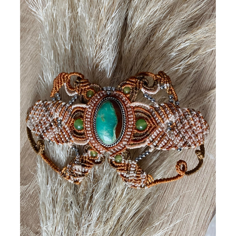 Manchette Chrysoprase Naturelle