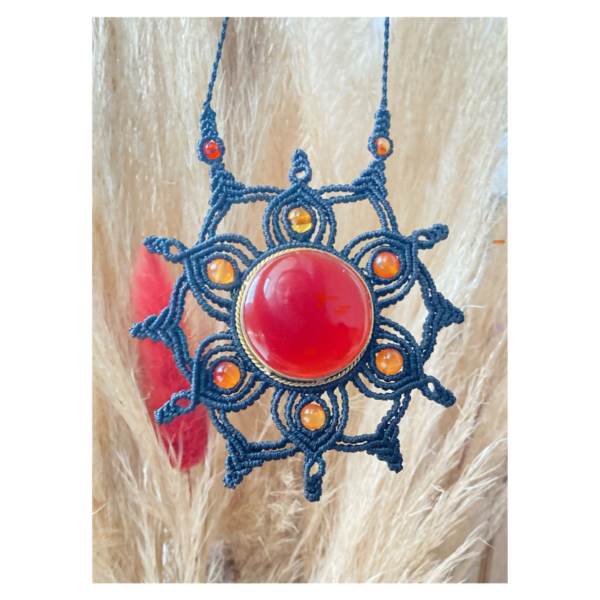 Collier Cornaline