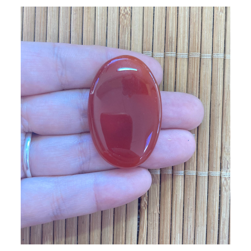Pierre Cornaline cabochon