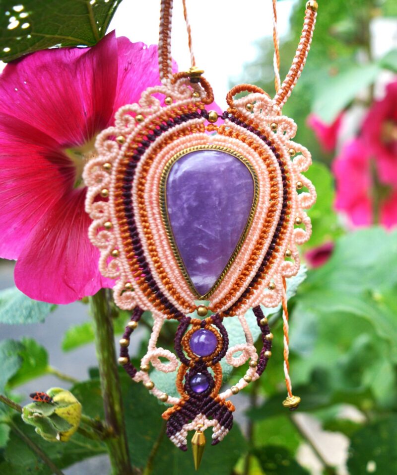 Collier Lépidolite