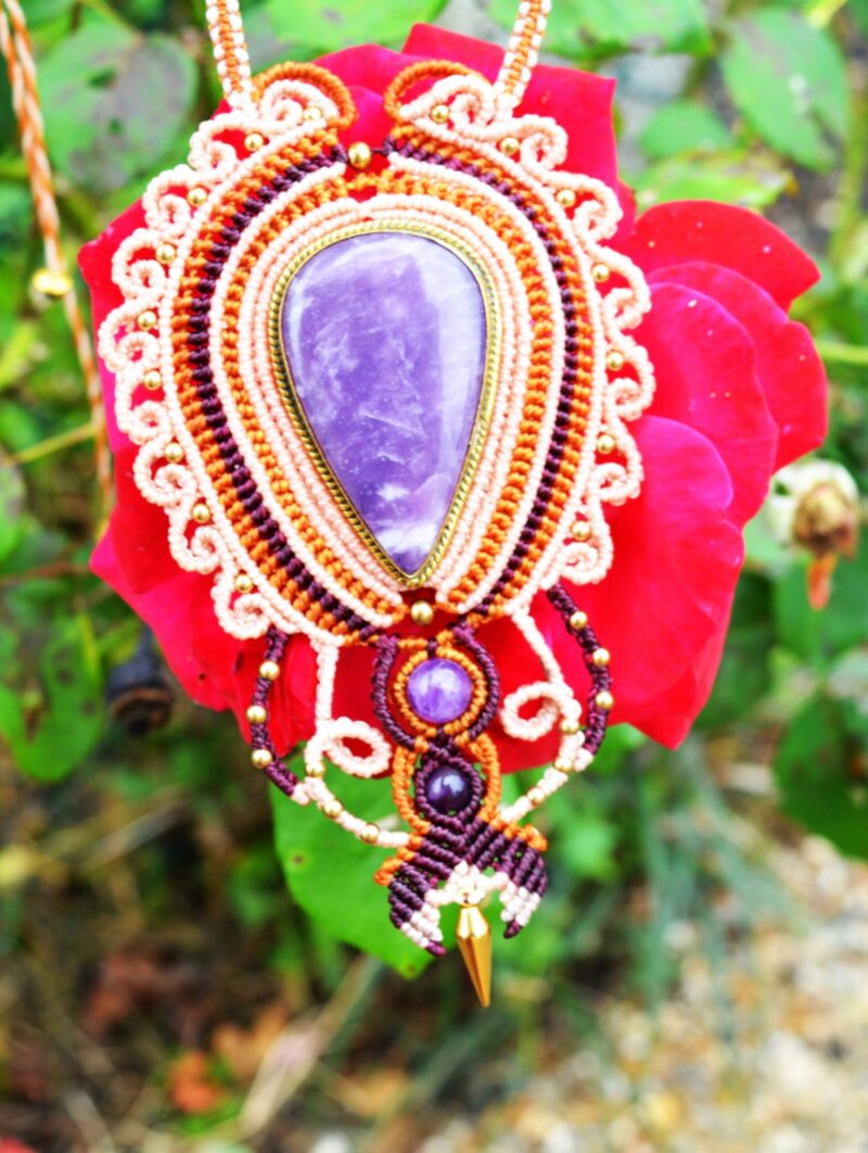 Collier Lépidolite