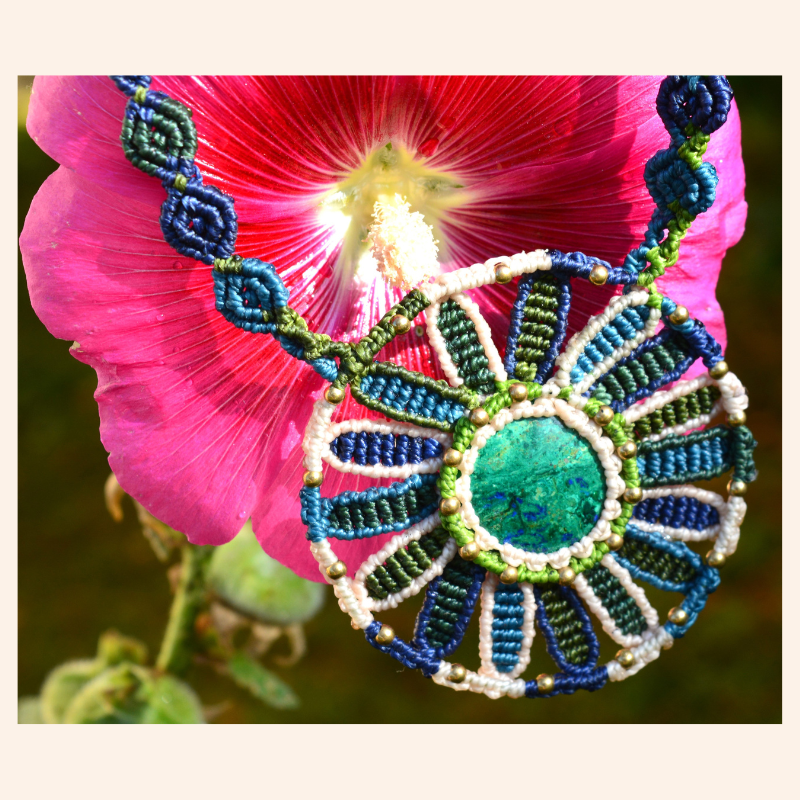 Collier Mandala Azurite
