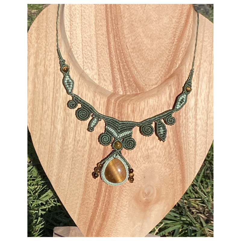 collier œil de tigre