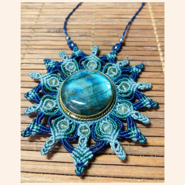 Collier Mandala Labradorite