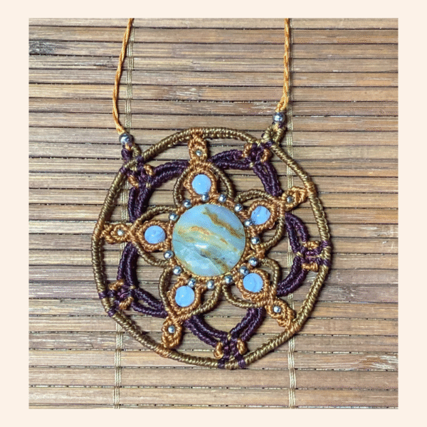 Collier Mandala Agate
