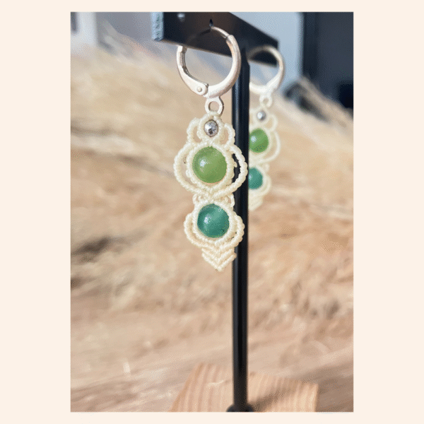 Boucles d'oreilles Jade