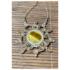 Collier Mandala Oeil de Tigre
