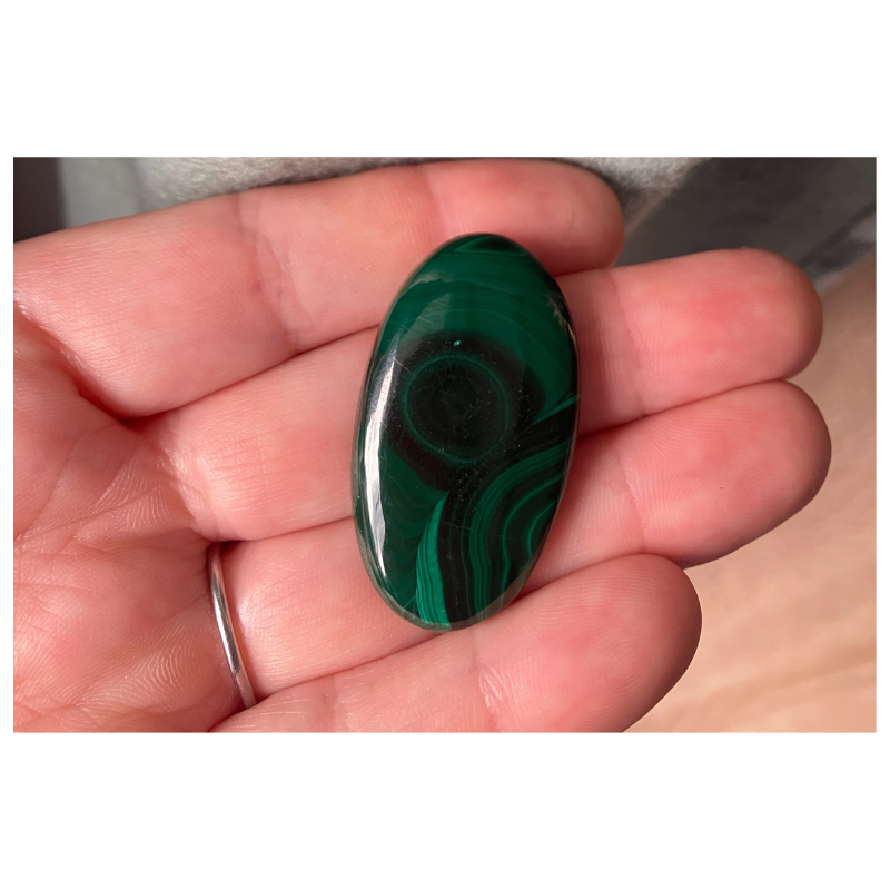 Cabochon Malachite Ovale