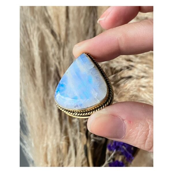 #25 (1) Pierre De Lune Goutte Bleutée