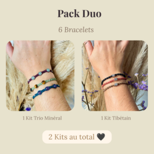 Pack Duo 6 bracelets