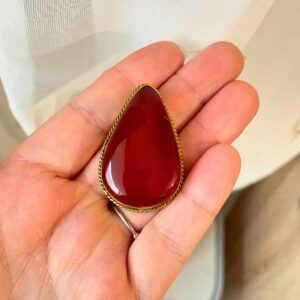 cornaline rainurée Pierre Cornaline Rainurée