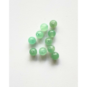 Perles Aventurine 6 mm x10 Perles Aventurine 6 mm x10 pierre naturelle trou 1 mm pour micro-macramé