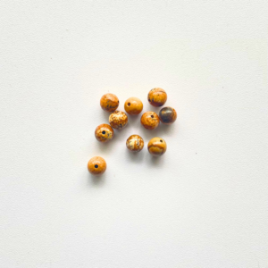 Perles Jaspe Paysage 6 mm x10 Perles Jaspe Paysage 6 mm x10 pierre naturelle trou 1 mm pour micro-macramé