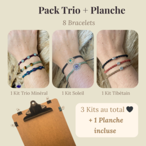 Pack trio + 1 planche Pack trio + 1 planche