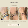pack trio 8 bracelets