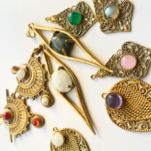 pendentif micro macramé bijoux