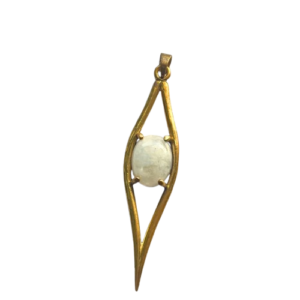 pendentif pierre de lune pendentif pierre de lune en laiton