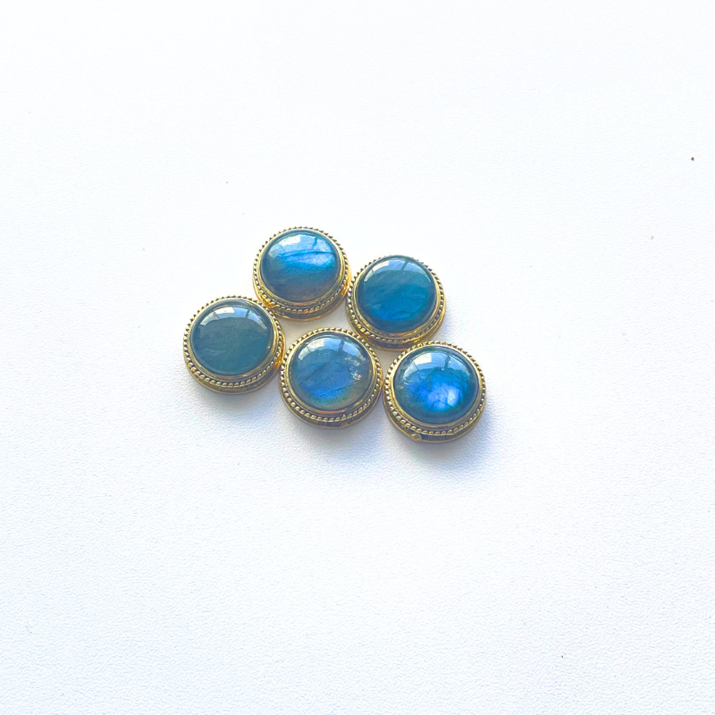 lot 5 labradorite bleu