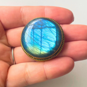 labradorite ronde rainurée 3cm labradorite ronde rainurée 3cm