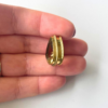 Citrine Goutte Rainurée 13x18mm