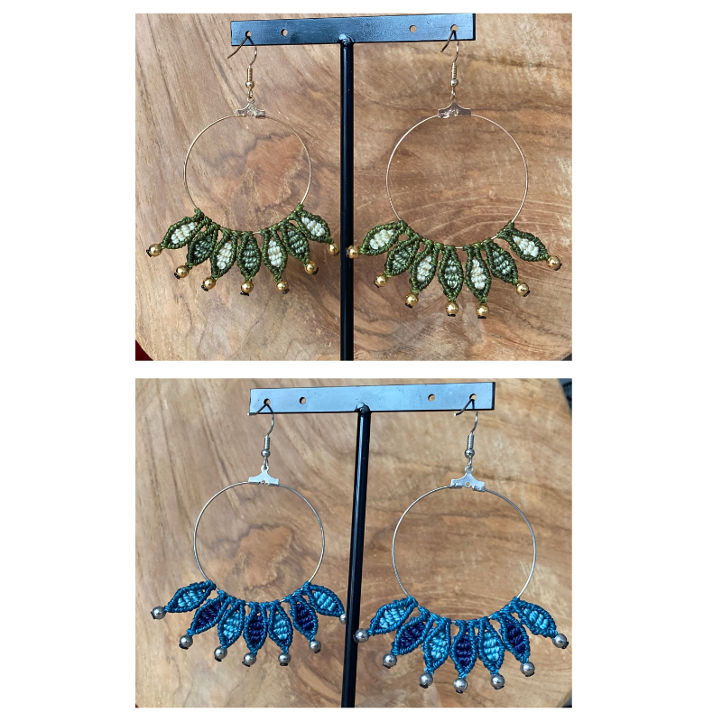 Kit boucles d&rsquo;oreilles Mélhia